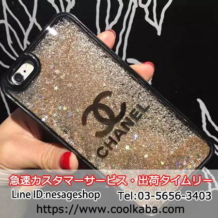 CHANEL iphone7カバー キラキラ