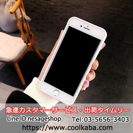 iphone6splusケース ストラップ付き ブラック/ピンク