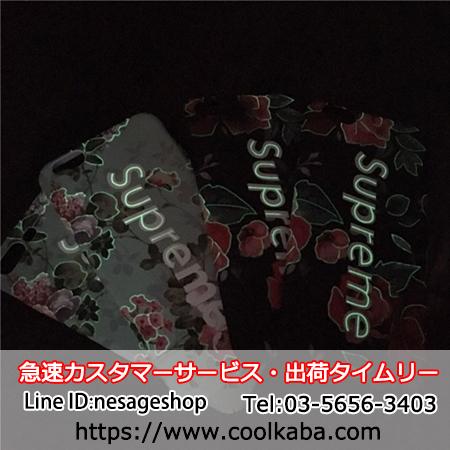 iphone7s携帯ケース 夜光 SUPREME