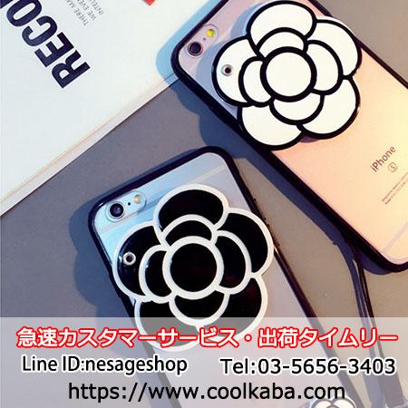 iphone7s保護カバー ソフトケース ツバキ花