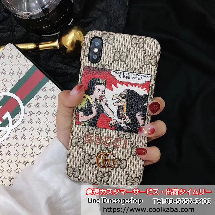 iPhone X/テン グッチケース 白雪姫