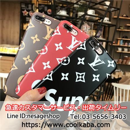 ヴィトン シュプリーム iphoneケース パロディ lv supreme iphone8/x ...