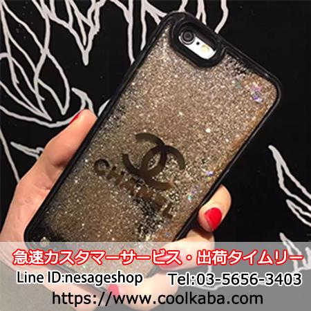Chanel Iphone8プラスケース 流砂 シャネル Iphonexケース アイフォン6s プラスカバー