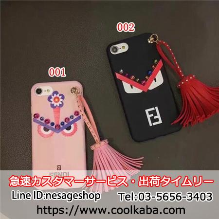 フェンデイ スマホケース 可愛い
