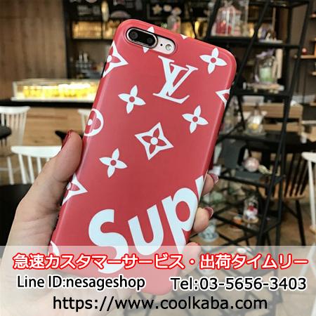 lv supreme iphone7ケース コラボ