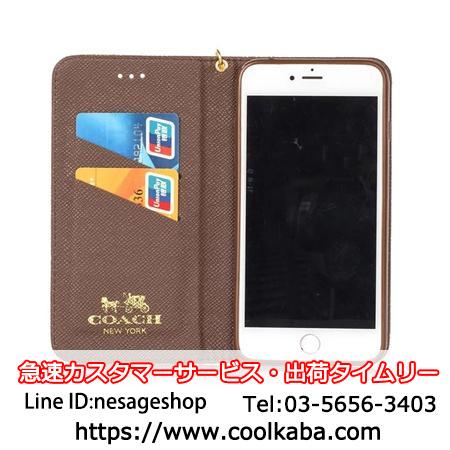 iphone8 plusケース 手帳型 coach
