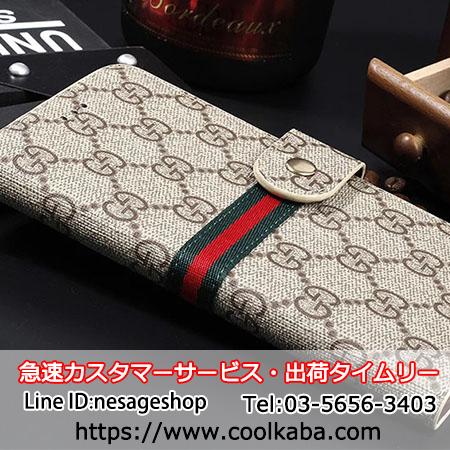 GUCCI アイフォン7プラスケース 手帳型