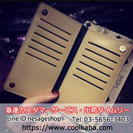 MCM ギャラクシーs7エッジ ケース 手帳型