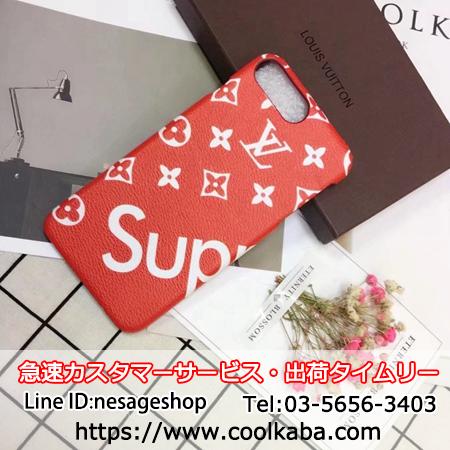 SUPREME LV コラボ iphone7プラスカバー