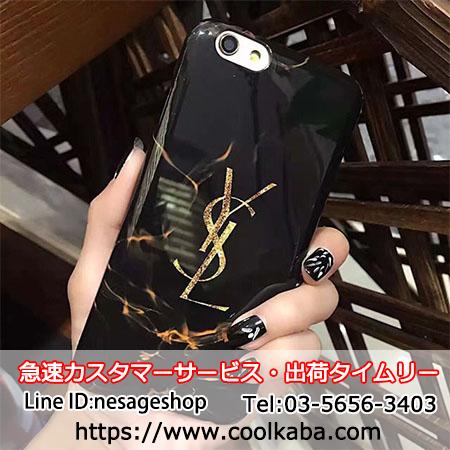 アイホン8カバー 大理石 YSL