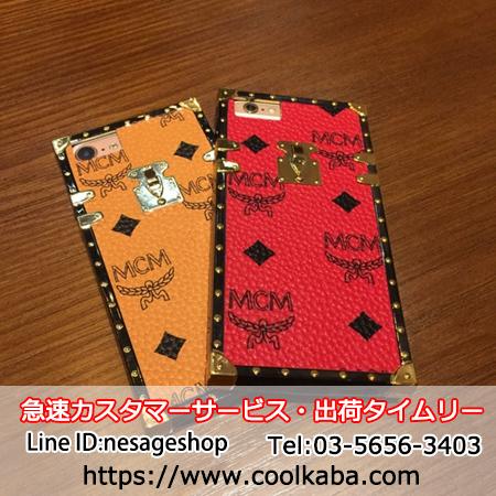 mcm iphone8 plus ジャケットケース ボックスデザイン