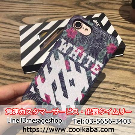 Off white iphone7sケース ペア レザー