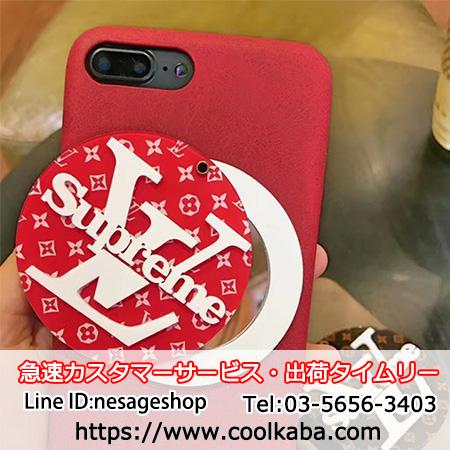 ルイヴィトン シュプリーム iphone7splusケース ミラー付き