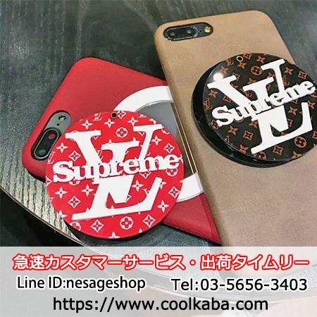 iphone7/8plusケース ミラー付き SUPREME LV