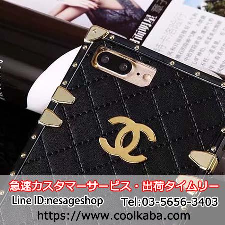 iphone8plusケース ボックスデザイン CHANEL