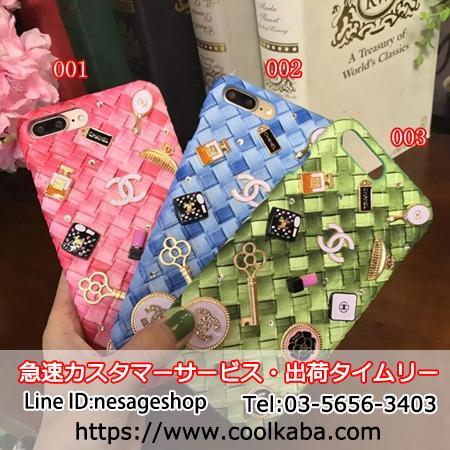CHANELロゴ付き iphone8plus ケース オシャレ