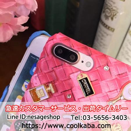 CHANEL iphoneエックス ケース 編み込み レザー