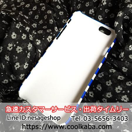 iphone 6s 保護ケース メガネ セーラー服縞模様