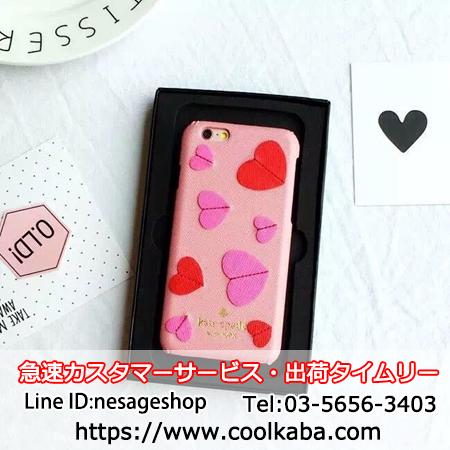 kate spade iphone6s ケース ピンク ハート