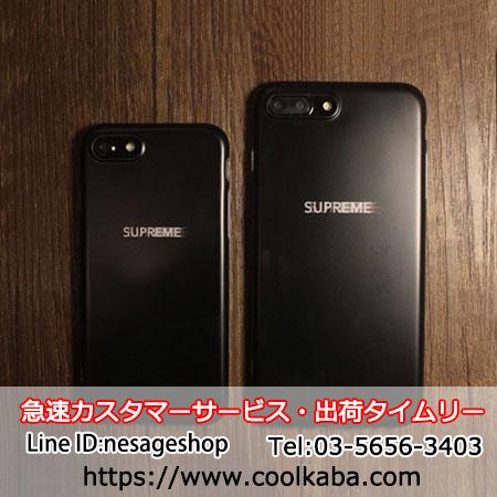シュプリーム アイフォン8カバー シンプル