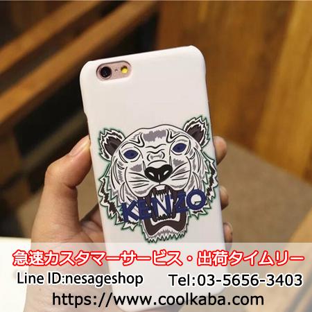 Kenzo ホワイト タイガー iPhone 7 ケース
