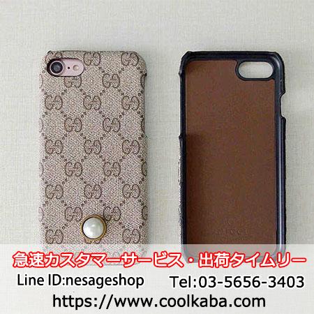 GUCCI iphone6S plusカバー グラスパール付き