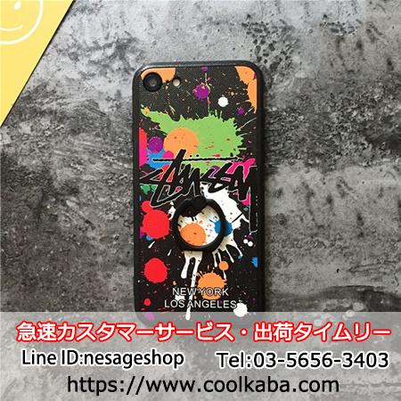 ステューシー スマホ携帯カバー 落書き