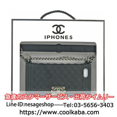 シャネル iphone8/X/7s シリコンケース バックデザイン