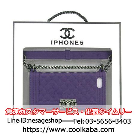 バックデザイン  チェーン付き CHANEL アイフォン7sプラスカバー
