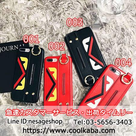  アイフォン 8/X ケース パロディー風 スタンド