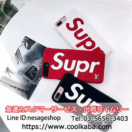 iphoneXケース SUPREME 衝撃吸収