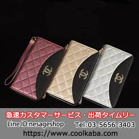 シャネル iphoneX/8手帳ケース 上品 エレガント CHANELシンプル風 