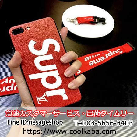 衝撃吸収 SUPREMEiphone8plusスマホケース