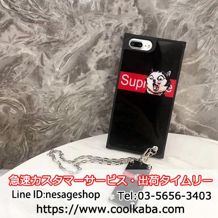 ネコちゃん iphoneX携帯カバー ソフトケース SUPREME 