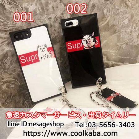 SUPREME iphone8/8 plus 芸能人愛用 カップル 