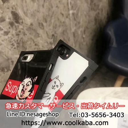 リップンディップ iphone8ソフトケース ペア シュプリーム