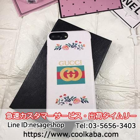 iphoneXケース GUCCI 花柄