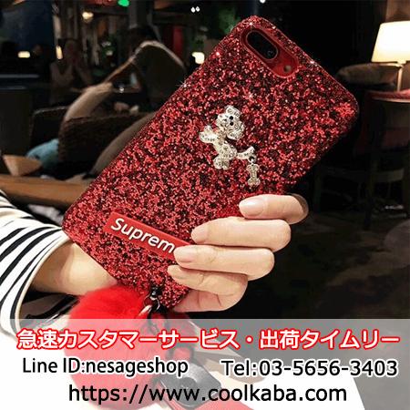 supreme iphone7/6s plus 保護カバー ハンドストライプ付き