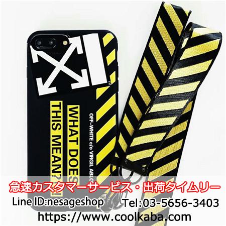 iPhone 9/8 plusケース OFF-WHITE ストリート