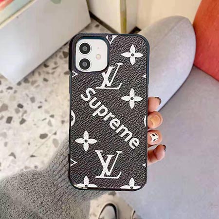 Supreme And Black Louis Vuitton iPhone 12 Pro Max Case