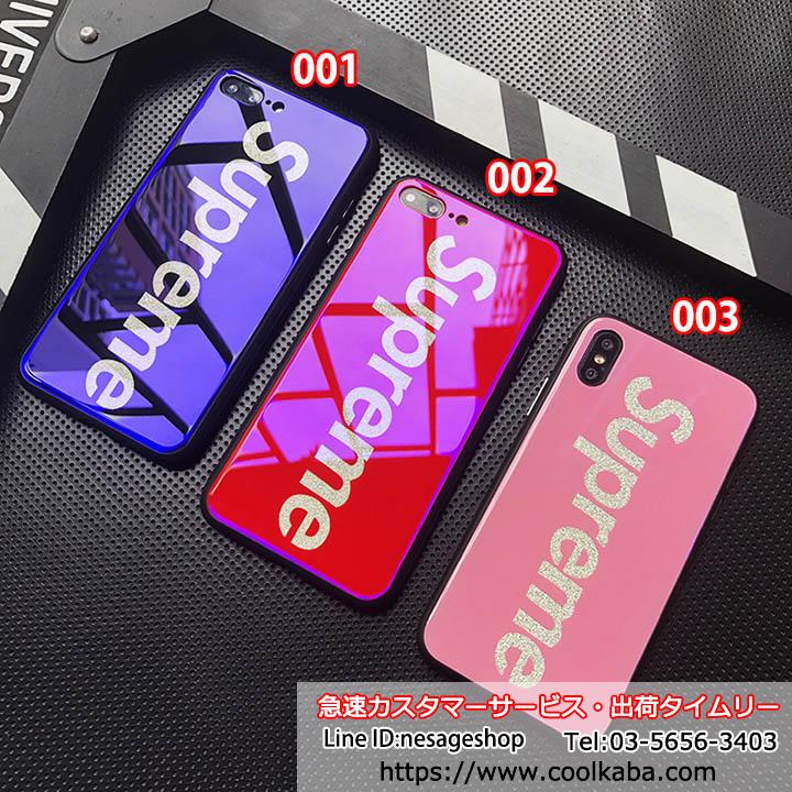 シュプリーム アイフォンX ガラスカバー おしゃれ