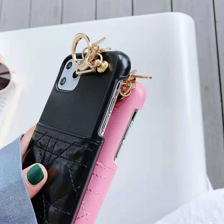 dior アイフォーン8プラス カバー フリンジ付き