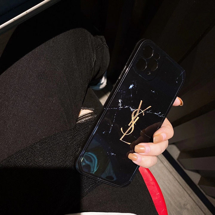 iphone12promaxカバー 衝撃吸収 yslロゴ付き