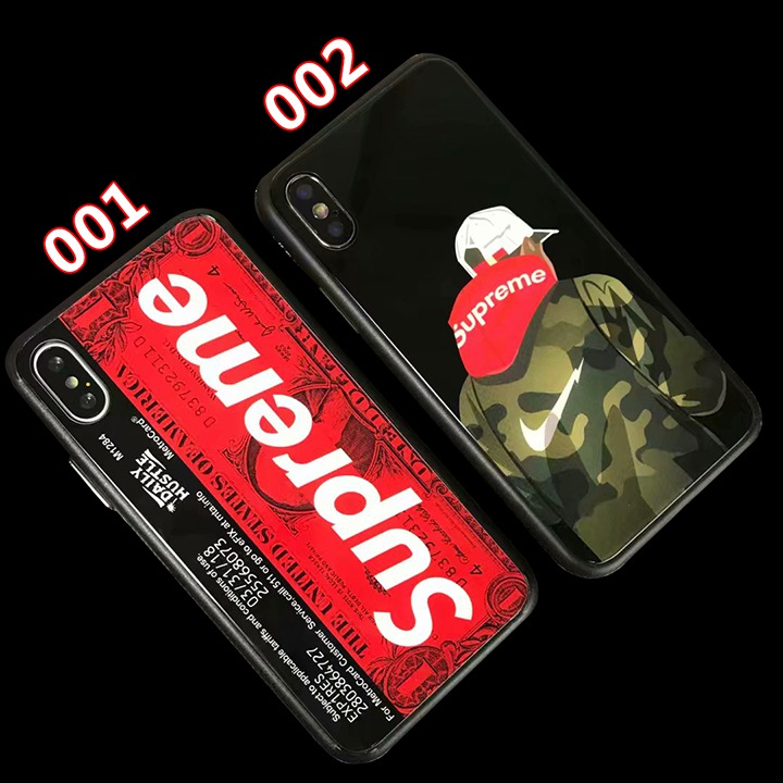 iPhoneX シュプリームカバー 薄型