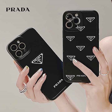 Prada ロゴ付き アイフォーンケース