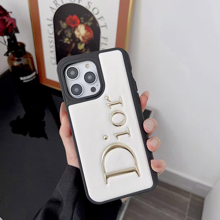 白黒 Dior 携帯ケース iPhone 13promax/13 mini