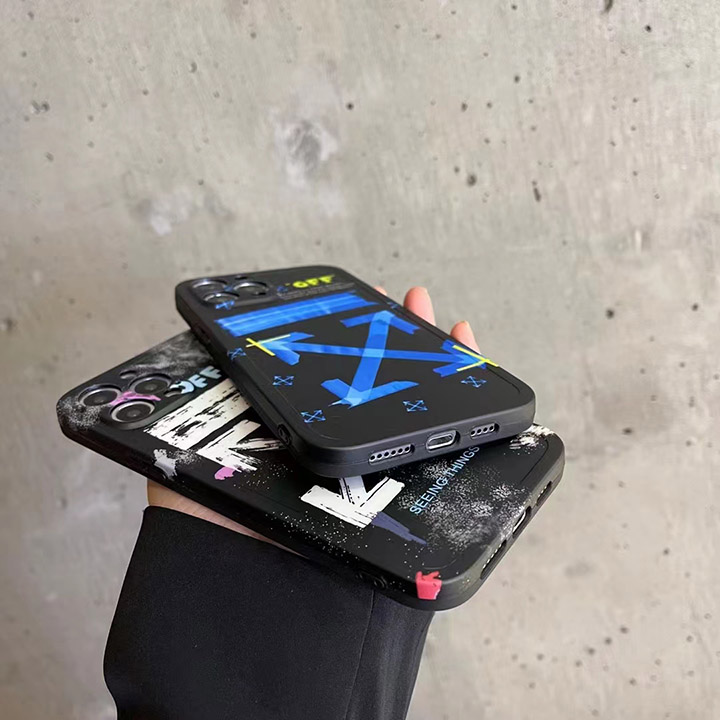 オフホワイト iPHONExr xsケース 個性