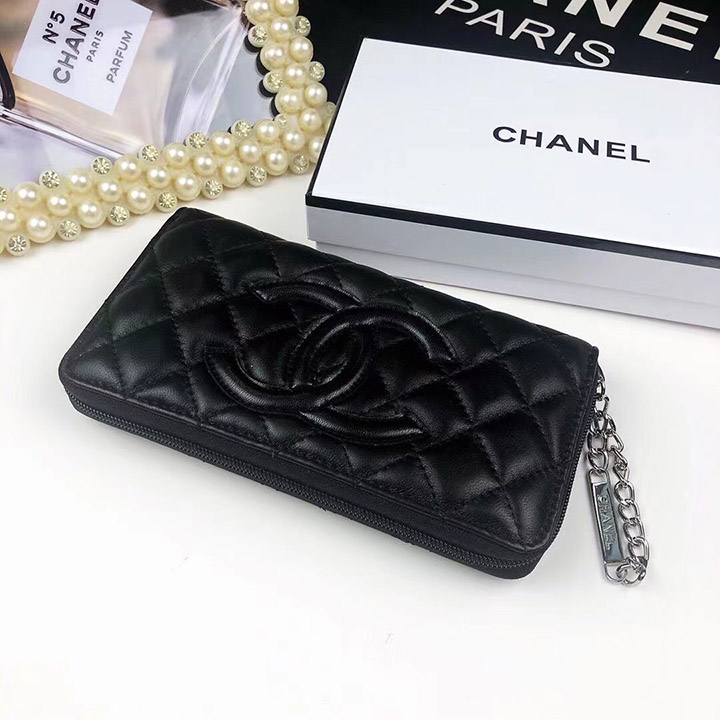 長財布 ファスナーポケットchanel