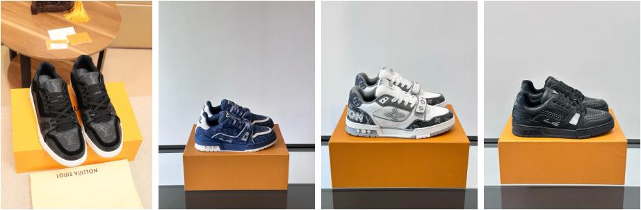 LV トレイナー スニーカー ファッション