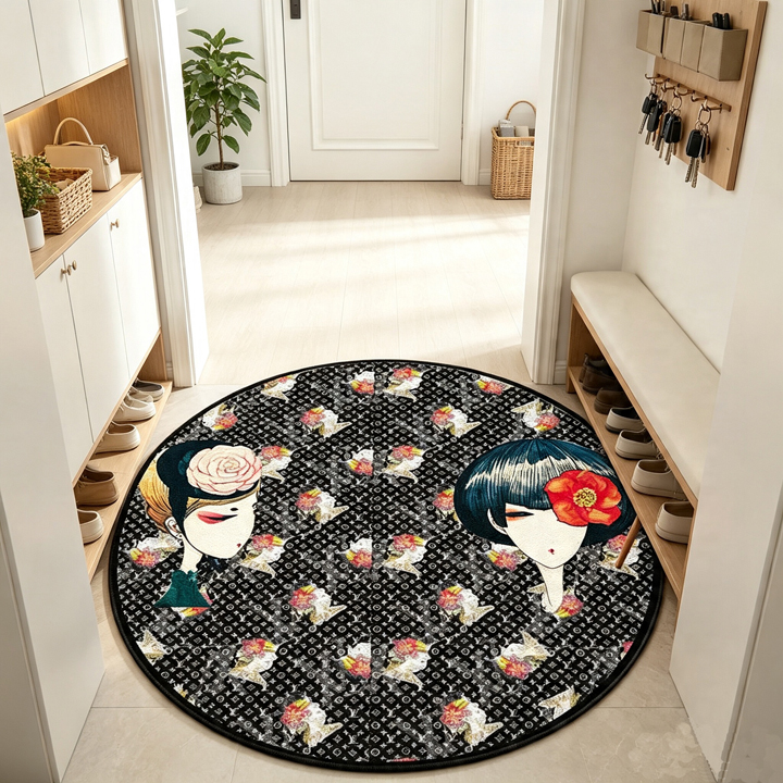 ヴィトン おしゃれ 丸いカーペット
